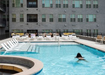 Resort-style swimming pool